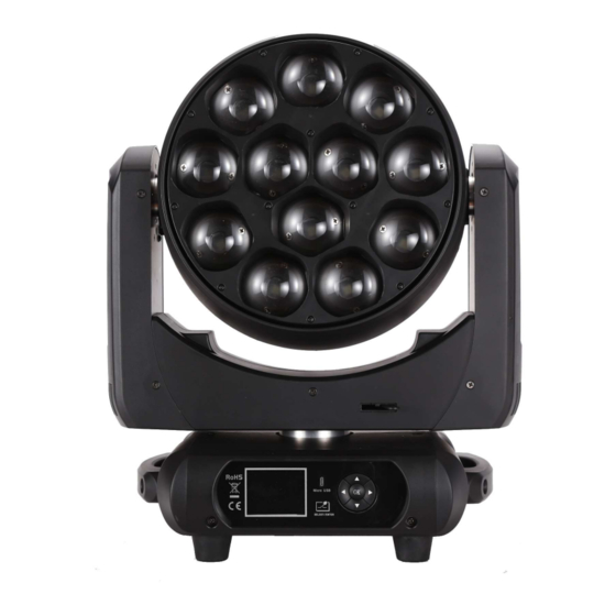 Gamma Oculus 40 LED Moving Head Manuals