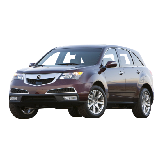 Acura 2010 MDX Technology Manual