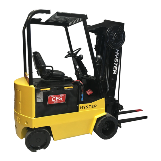 Hyster C108 Service & Repair Manual