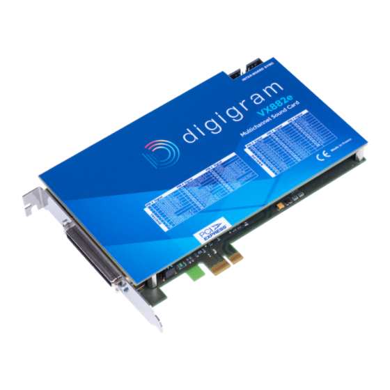 Digigram VX881e User Manual