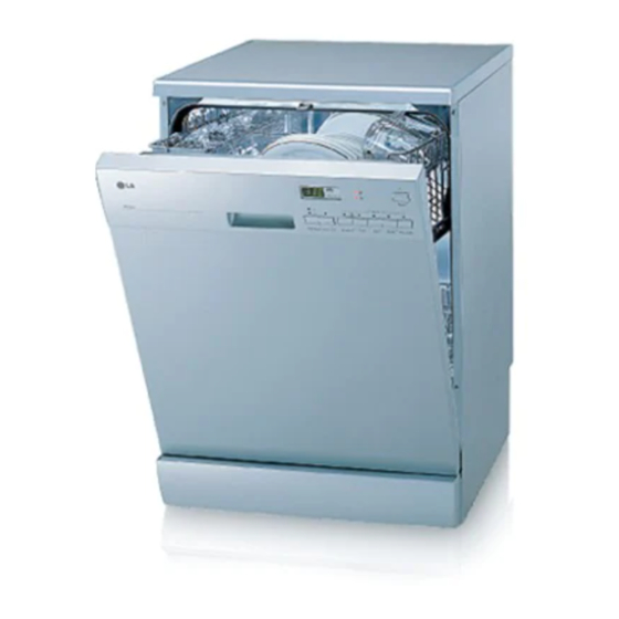 LG LD-2151WH Dishwasher Manuals