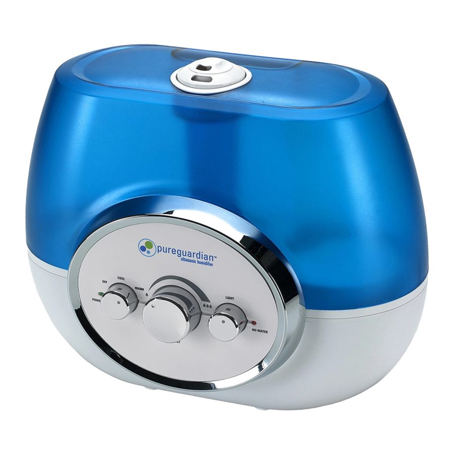 Guardian H1510 PureGuardian 1.5Gallons 100Hour Ultrasonic Warm and