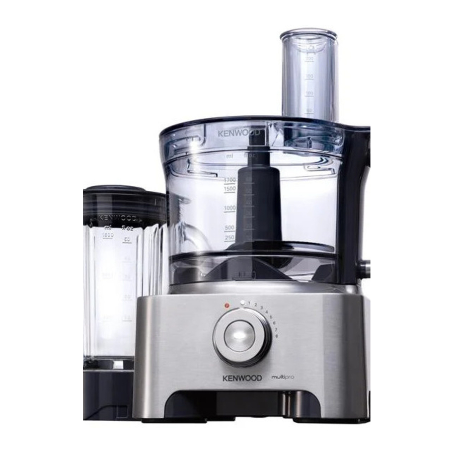 Kenwood FPM810 Series, MultiPro Sense Food Processor & Meat Grinder