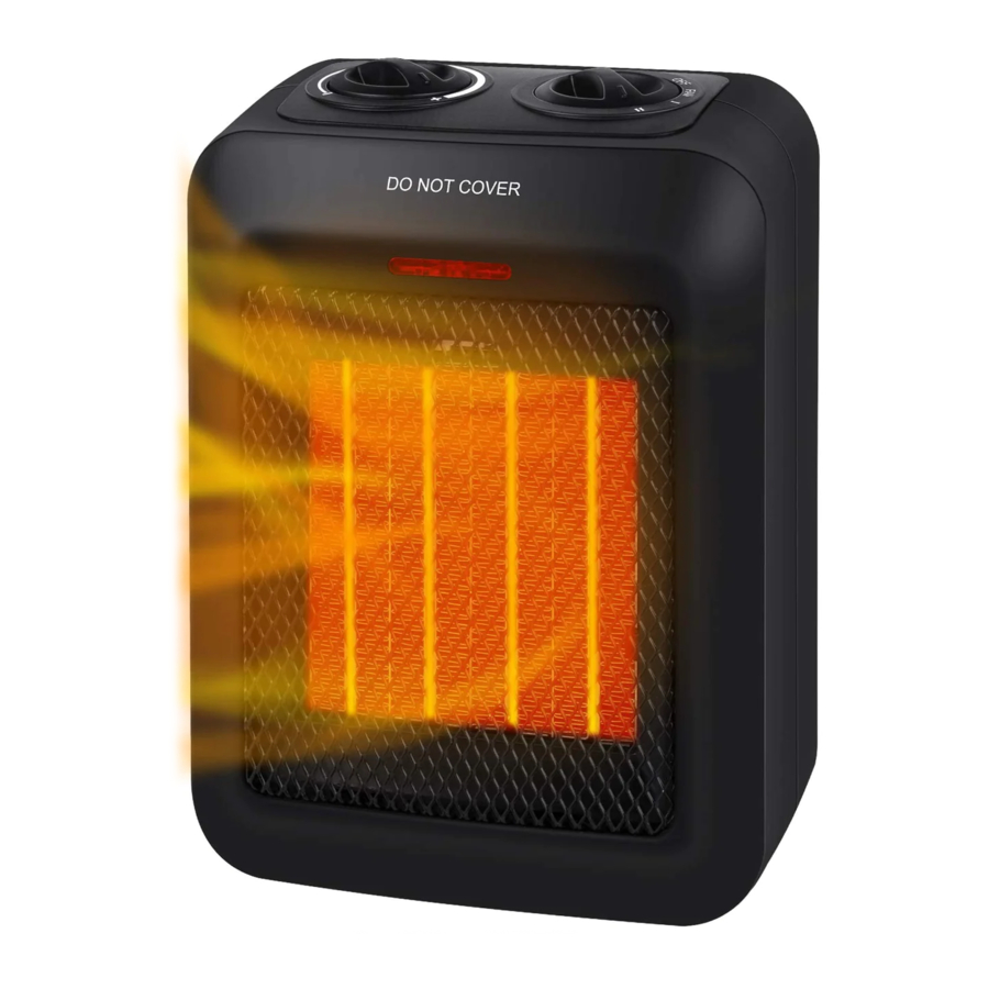 GiveBest PTC1901 Portable Ceramic Space Heater Manual ManualsLib