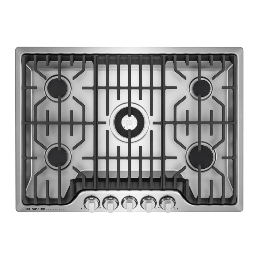 Frigidaire FPGC3677RS Professional 36" Gas Cooktop with Griddle Manual ManualsLib