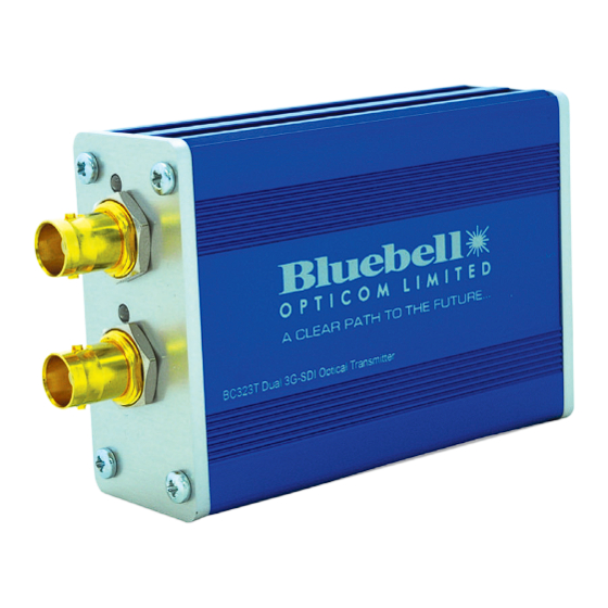 Bluebell BC323 Series Quick Start Manual