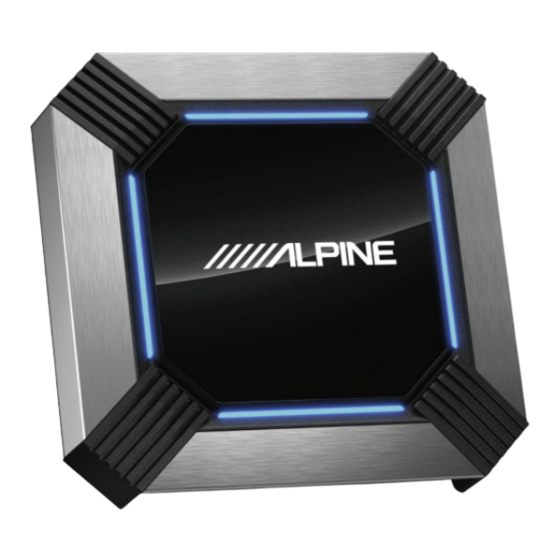 Alpine PXE-X121-12EV Quick Start Manual