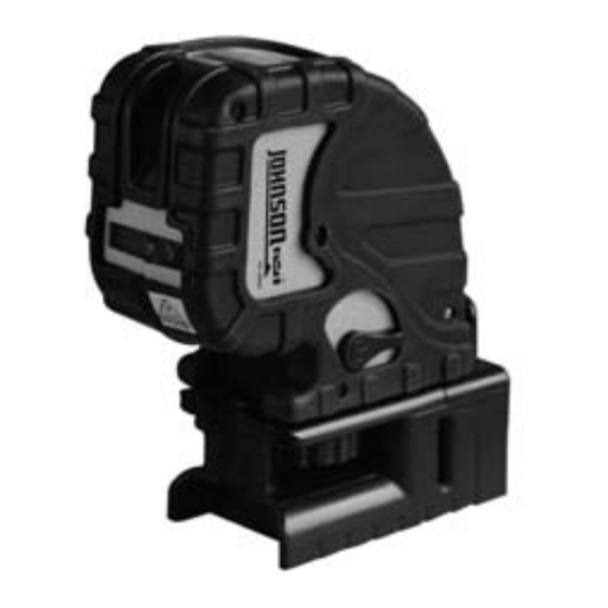 User Manuals: Johnson 40-6683 Self-Leveling Laser Level
