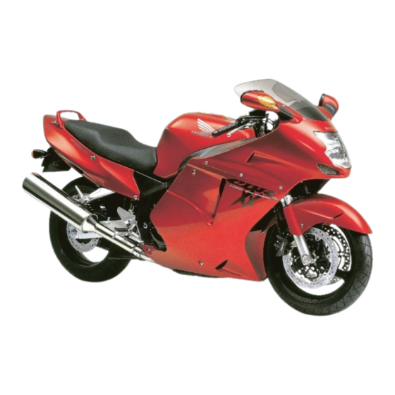 Honda 1998 CBR1100XX Owner's Manual