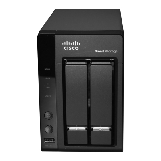 Cisco Small Business NSS 322 Smart Storage Manuals