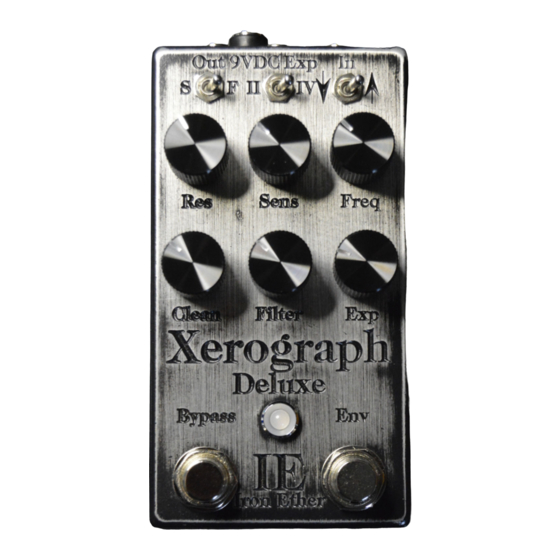 Iron Ether Xerograph Deluxe Owner's Manual