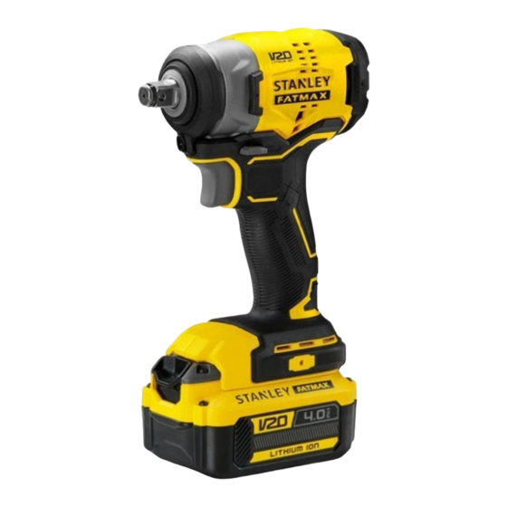 Stanley FATMAX SBW910 Impact Wrench Manuals