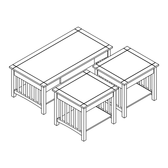Furniture of America CM4245-3PK Assembly Instructions Manual