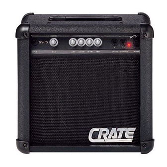 Crate BX-15 Owner's Manual