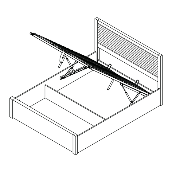 Happy Beds Croxley Rattan Ottoman Bed 4ft6 Double Assembly Instructions Manual