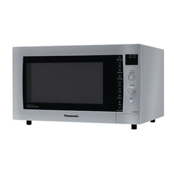 Panasonic Inverter NN-CD757W Cookery Book & Operating Instructions