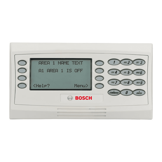 Bosch D1260 User Manual