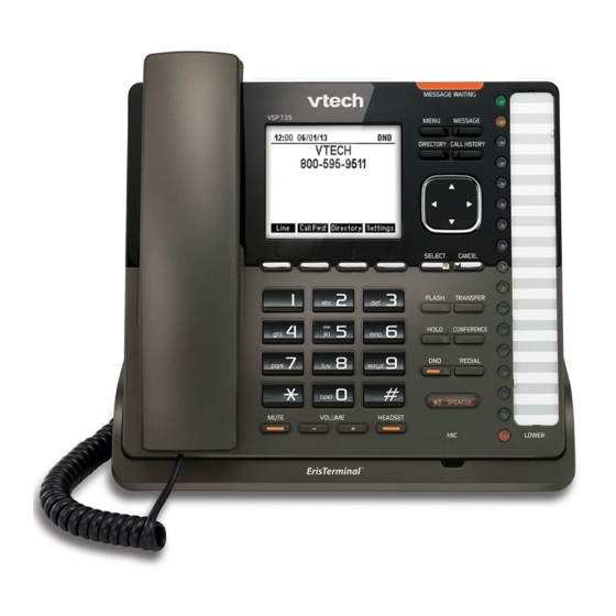 VTech VSP735 Quick Start Manual