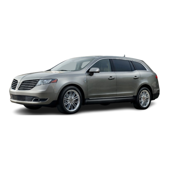 Lincoln MKT Quick Reference Manual