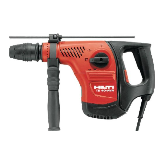 Hilti TE 40 Manual