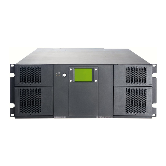 Tandberg Data StorageLibrary T40 T40 Installation And User Manual