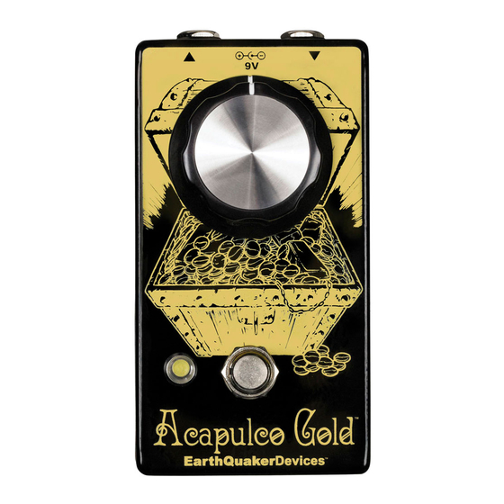 EarthQuaker Devices Acapulco Gold Manuals
