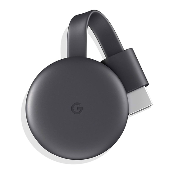 GOOGLE CHROMECAST MANUAL Pdf Download | ManualsLib