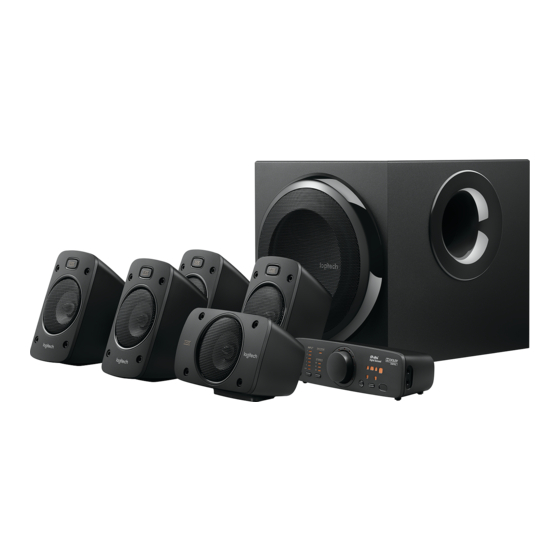 Logitech Z906 Complete Setup Manual