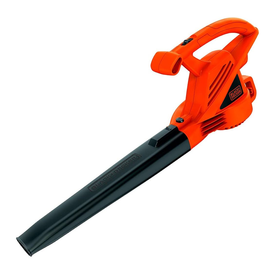 Black Decker LB700 Electric Leaf Blower Manual ManualsLib