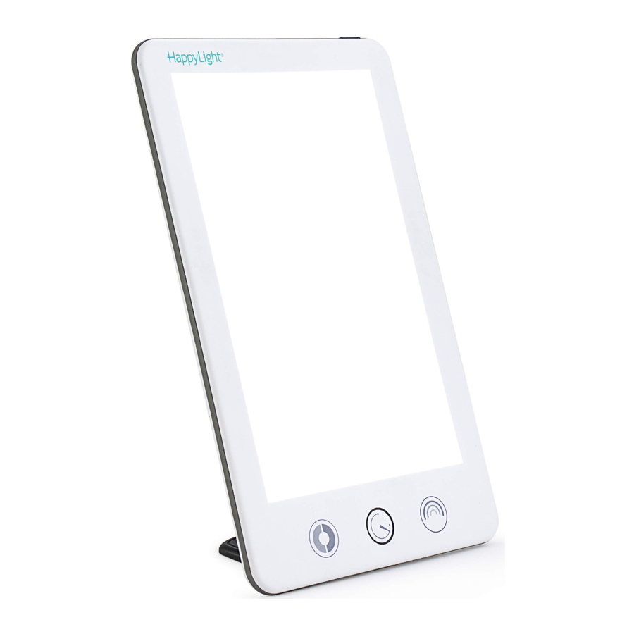 VeriLux HappyLight Touch Plus VT42 Light Therapy Lamp Manual ManualsLib