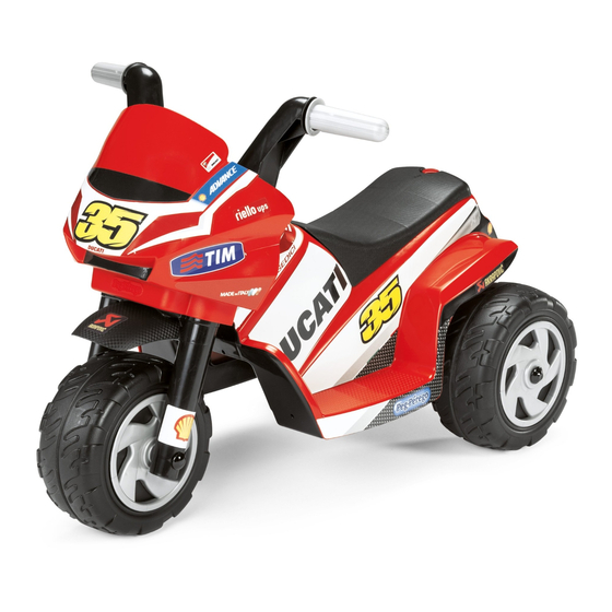 Peg-Perego Mini Ducati Use And Care Manual