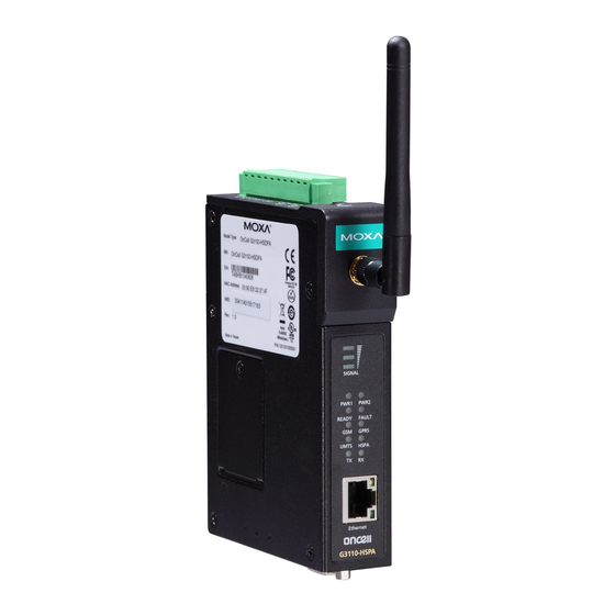 Moxa Technologies OnCell G3100 Series User Manual
