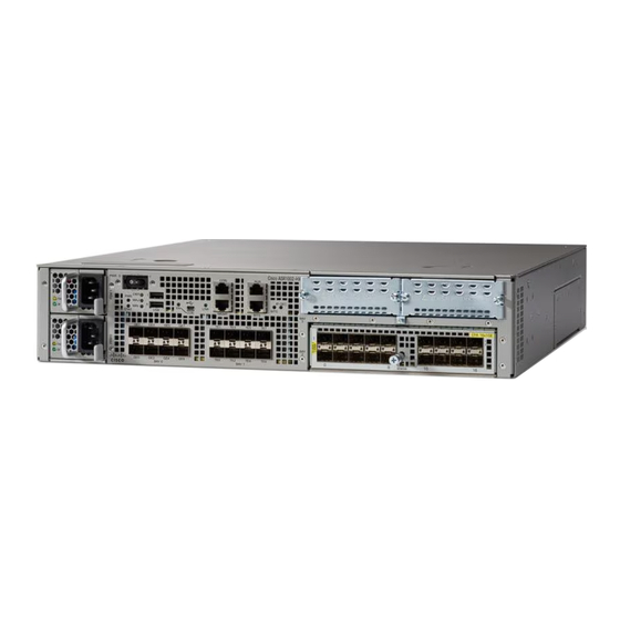 Cisco ASR 1000 Manual