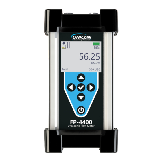 Onicon FP-4400 Installation & Operation Manual