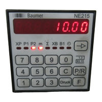 Baumer NE215 Operating Instructions Manual