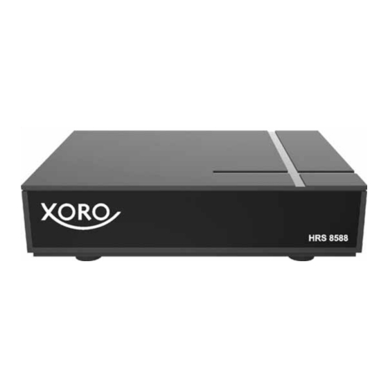 Xoro HRS 8588 User Manual