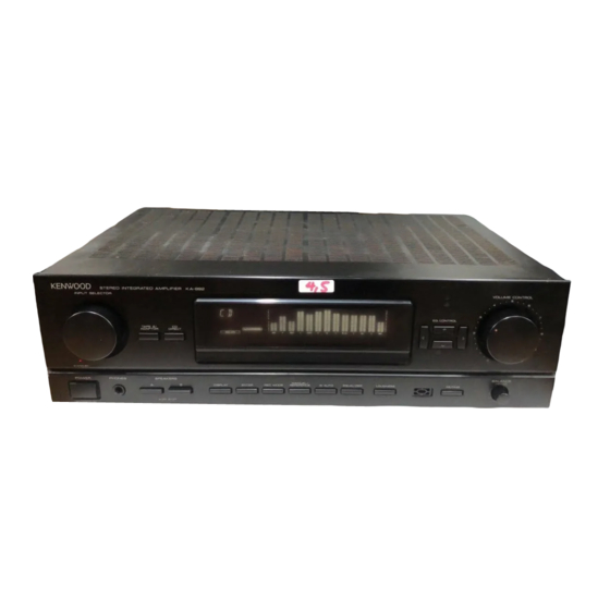 Kenwood KA-892 Instruction Manual