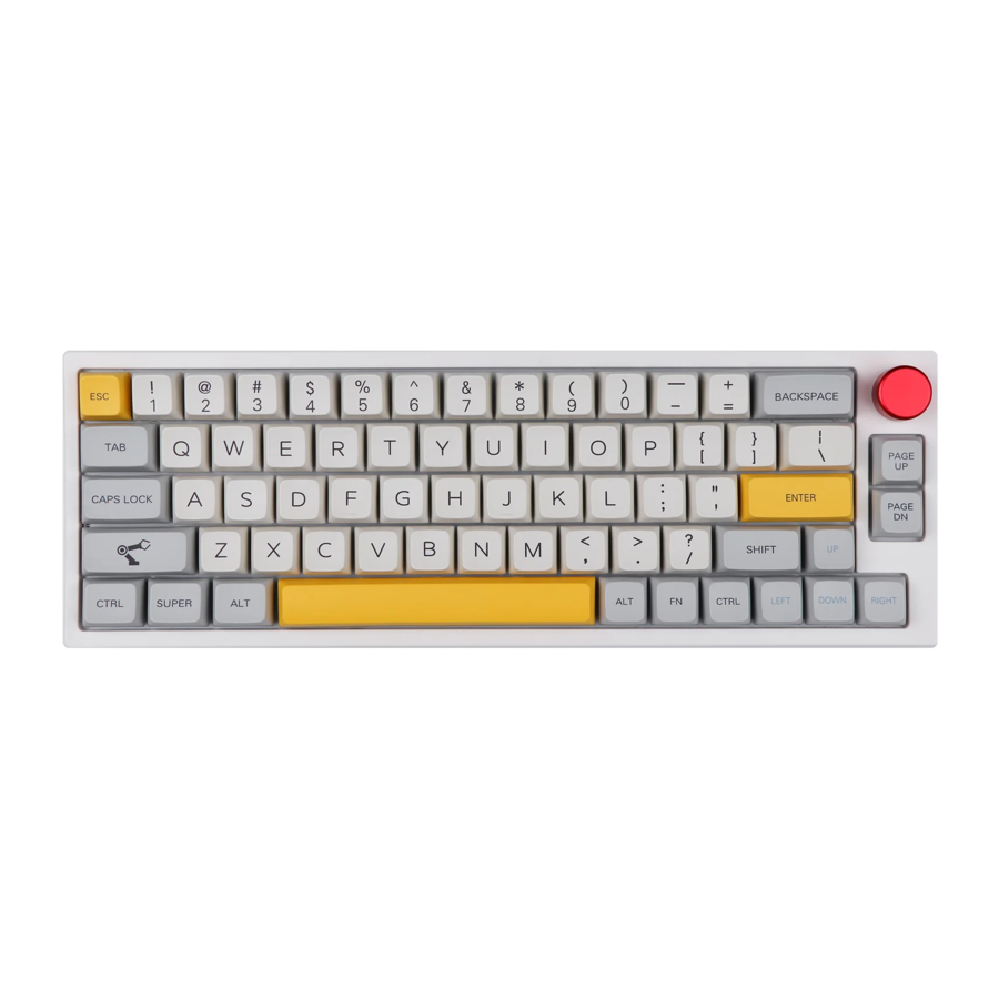 EPOMAKER TH66 Pro - Hot Swappable Wired Mechanical Gaming Keyboard Quick Manual