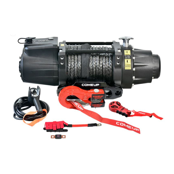 Comeup Winch Seal 16.5rsi TE Manual