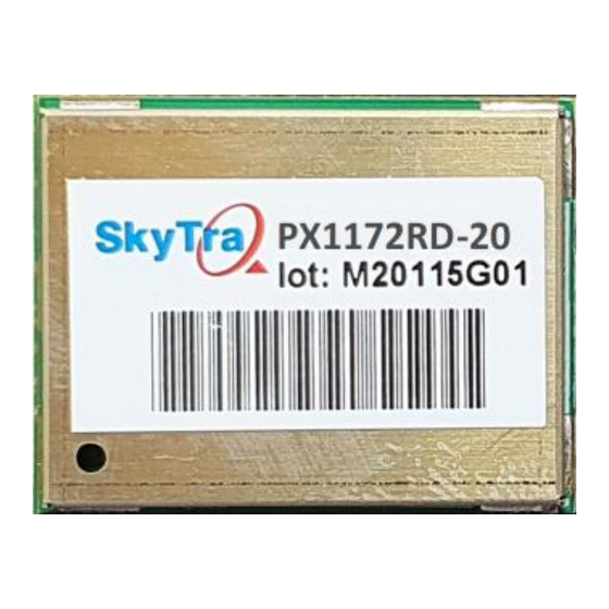 SkyTraq PX1172RD-20 Manual
