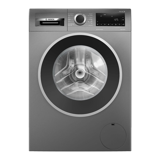 Bosch WGG244ZSSN User Manual And Installation Instructions