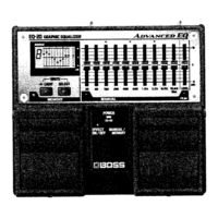 Boss EQ-20 Advanced EQ Owner's Manual