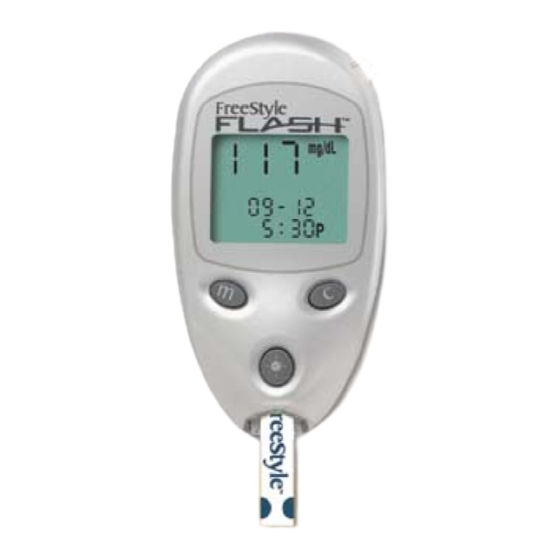 Abbott FreeStyle Flash Blood Glucose Monitor Owner's Booklet