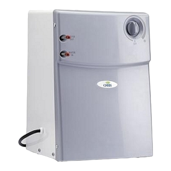 Oasis R1P Installation Instructions And Use And Care Manual