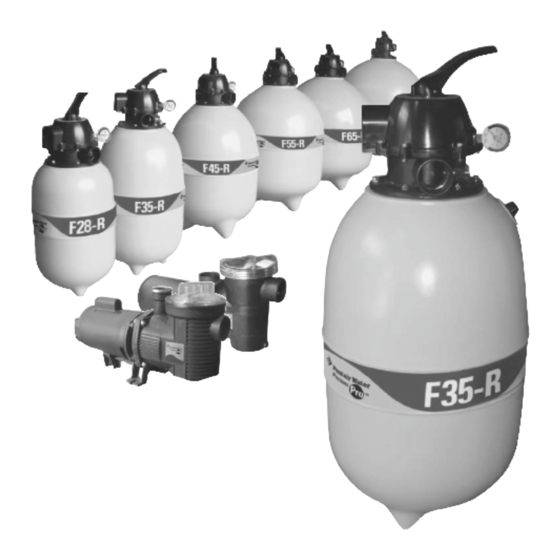 Pentair Pool Products Piscinas Pro FR Series Installation And Operation Instructions Manual