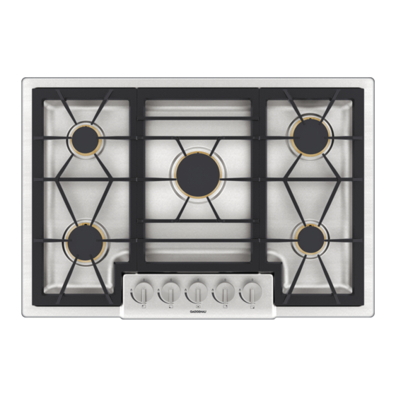 Gaggenau CG 280 211 CA Use And Care Manual
