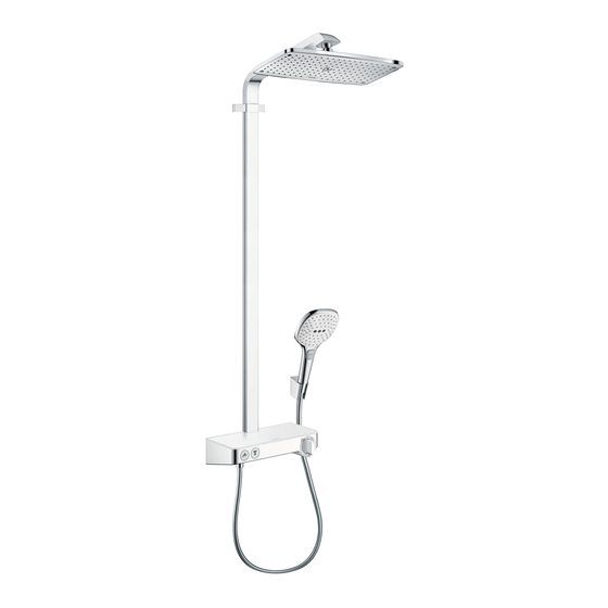 Hans Grohe Raindance Select E 360 Showerpipe 27288000 Instructions For Use/Assembly Instructions