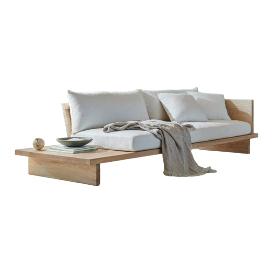 Maiden Home Muir Sofa Assembly Instructions Manual