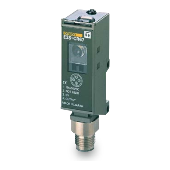 Omron E3S-CR62 Technical Manual