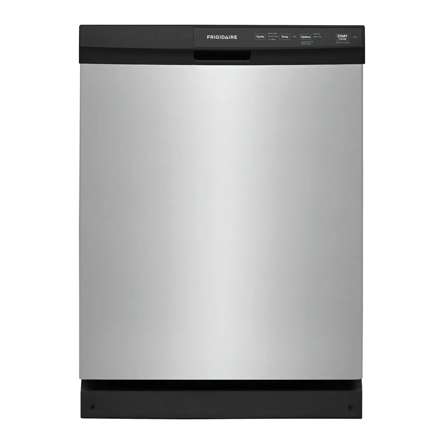 Frigidaire FFCD2413US 24" BuiltIn Dishwasher Manual ManualsLib